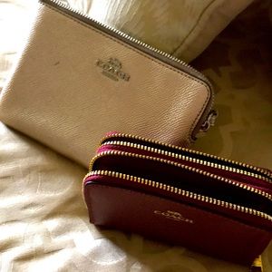 Coach wristlet and wallet
